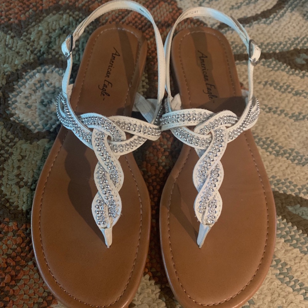 American Eagle jeweled sandals